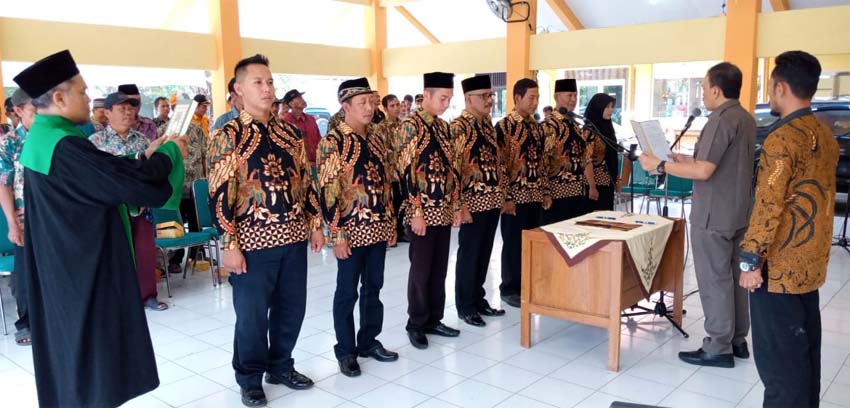 Camat Jabon Lantik BPD Desa Kedungrejo