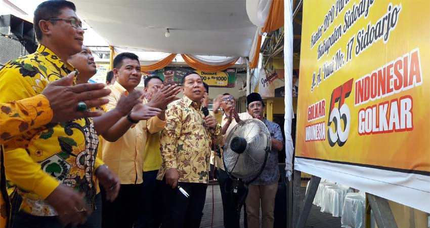 Golkar Sidoarjo Target Bacabup dan Bacawabup Harus Mampu Atasi Banjir, Sampah dan Kemacetan