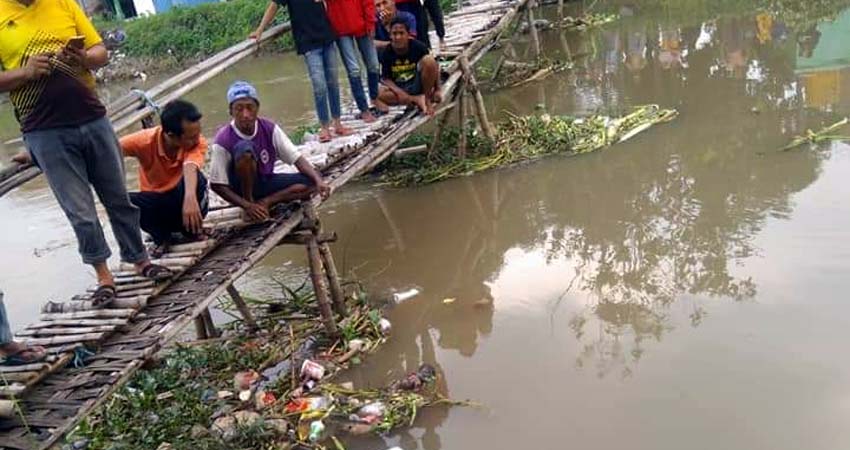 Bayi Lelaki Mengapung di Sungai Ngaresrejo Sukodono Gegerkan Warga