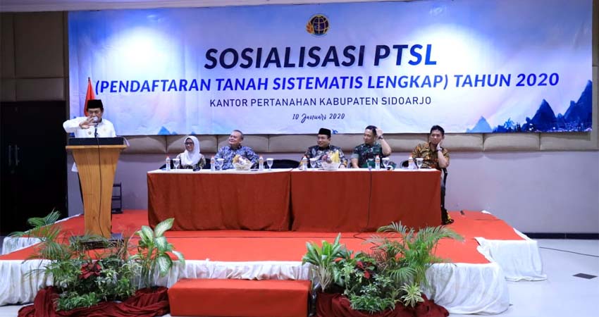 PTSL 2020, BPN Sidoarjo Targetkan 60.000 Bidang Tanah