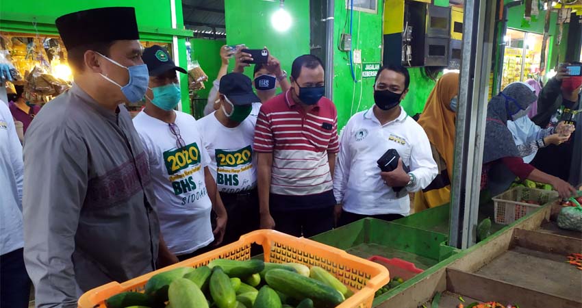 BHS Mekanisme Buka Tutup Pasar Tradisional di Sidoarjo Rugikan Pedagang dan Konsumen