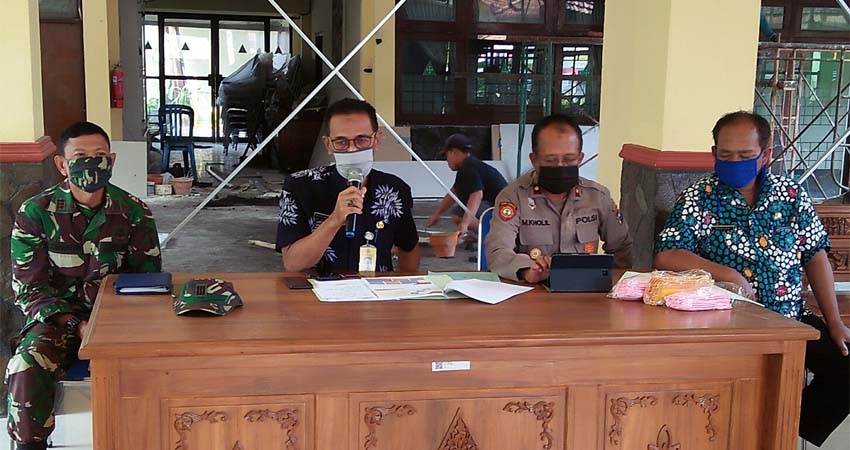 Forkopimka Krian sosialisasi PSBB tahap II Sidoarjo. (par)