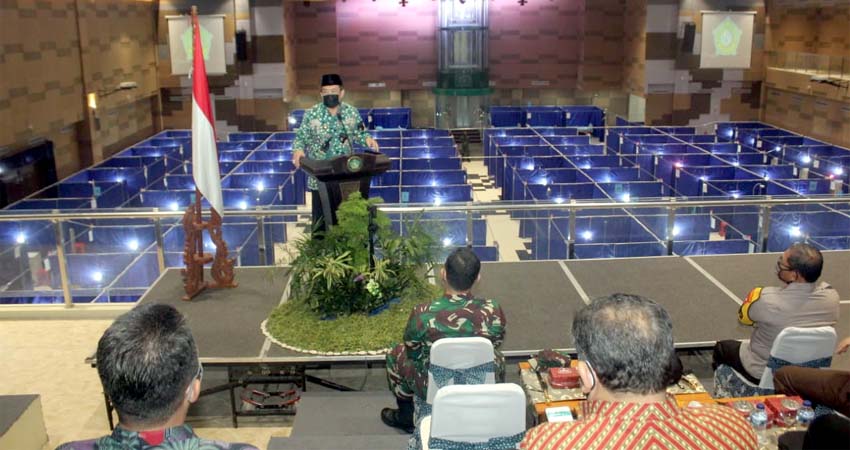 LAUNCHING - Ketua Gugus Tugas Penanganan Covid-19, Nur Ahmad Syaifuddin melaunching Mal Pelayanan Publik (MPP) sebagai tempat isolasi Orang Tanpa Gejala (OTG) Covid-19, Kamis (11/6/2020)