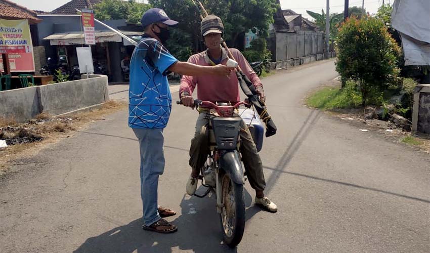 Pemdes Perketat Protokol Kesehatan Pengunjung Candipari