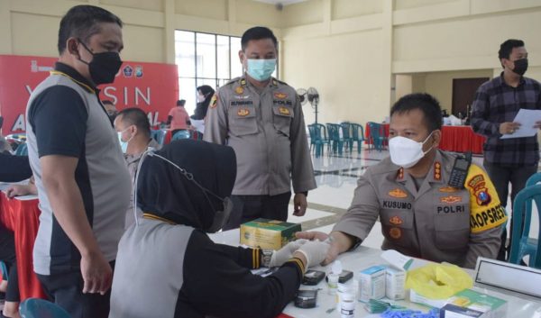 Perhatikan Kesehatan Personil, Kapolresta Sidoarjo Jalankan Program Rikkes Berkala